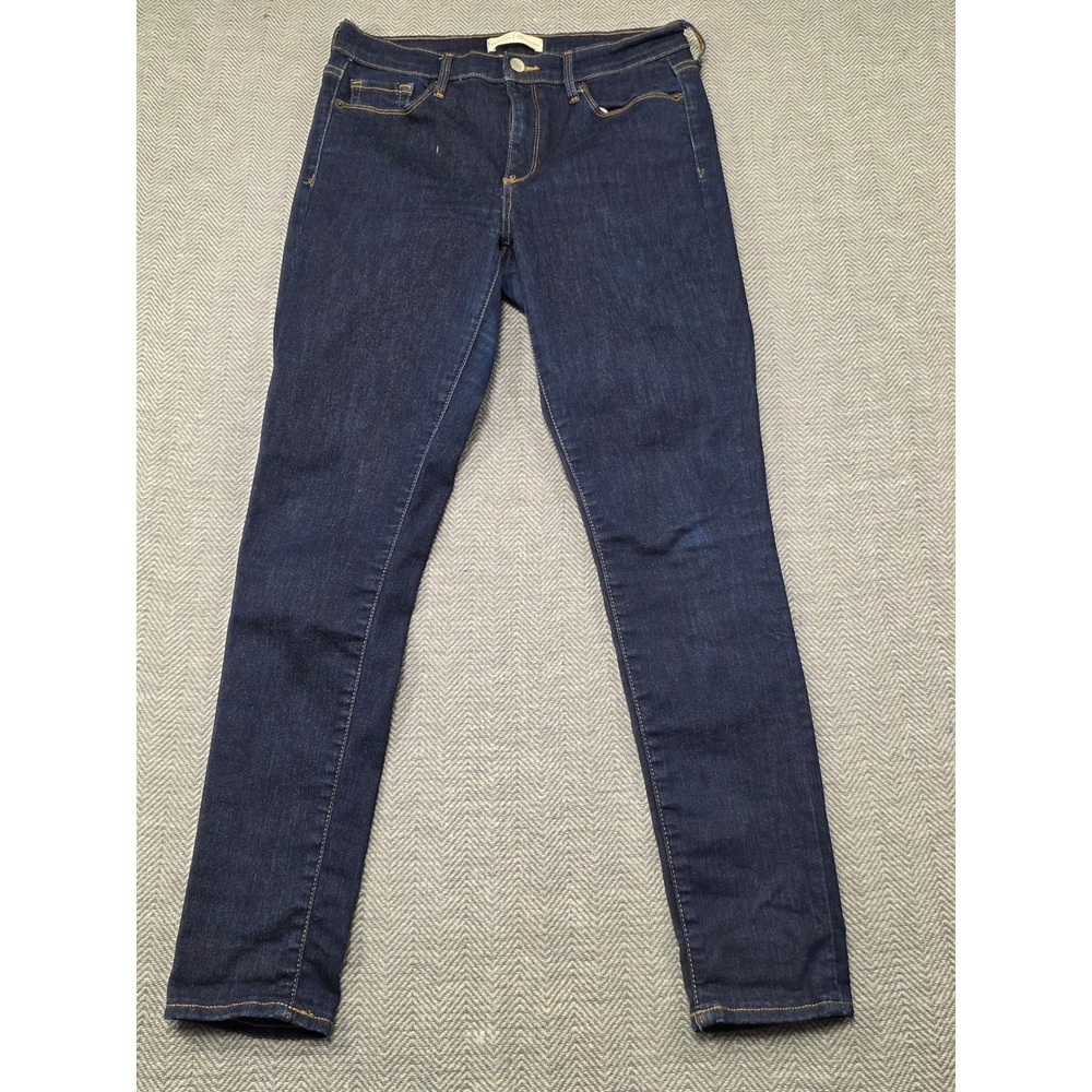 Gap 1969 True Skinny Dark Wash Jeans Women 28R Stretch Slim Fit Denim